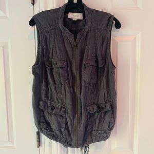 Calson zipper vest - trendy - M